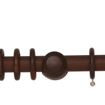 Rosewood Wooden Curtain Poles
